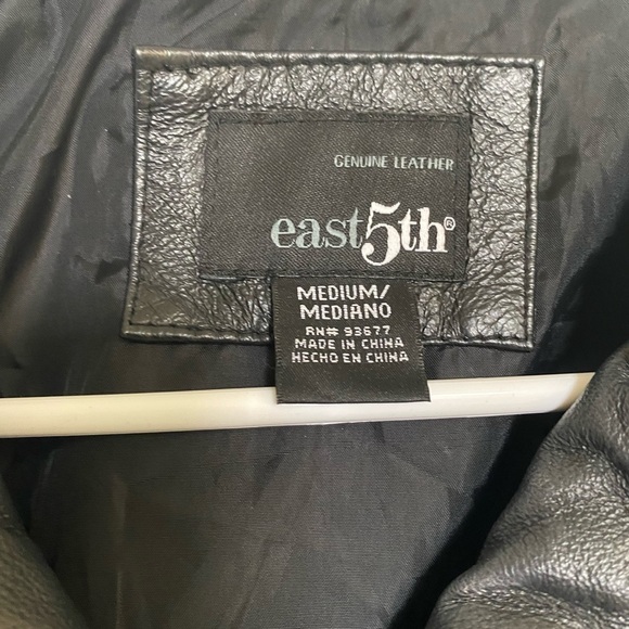 East 5th Ave Fitted Leather Jacket - Picture 4 of 5